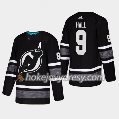 Pánské Hokejový Dres New Jersey Devils Taylor Hall 9 Černá 2019 NHL All-Star Adidas Authentic